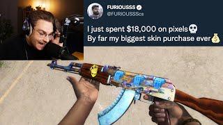 ohnepixel inspects furiousss's insane ak case hardened