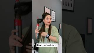 How i curl my hair  #youtubeshorts #shorts #hairstyle