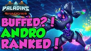 ANDROXUS NEW BUILD RANKED GAMEPLAY! PALADINS SHADOWS UPDATE!