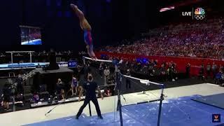 Jordan Chiles Bars 2021 Olympic Trials Day 1