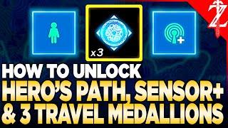 How to Get 3 Traveler's Medallions, Sensor +, & Hero's Path in Tears of the Kingdom