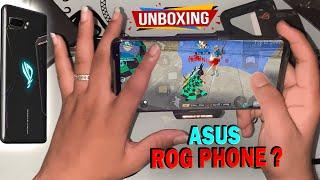 ASUS ROG PHONE UNBOXING AND HANDCAM  SETTINGS ️ HUD + SENSI + DPI [FREE FIRE HIGHLIGHTS] 