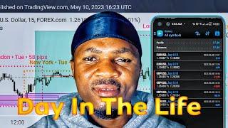 DAY IN THE LIFE OF A FOREX TRADER [5K CHALLENGE UPDATE 1]