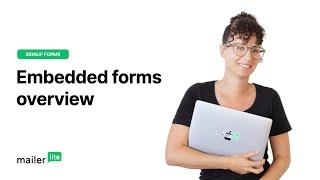 How to create embedded newsletter signup forms - MailerLite tutorial
