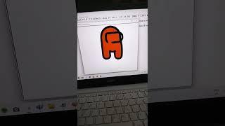 Draw Among us Character By Using Python Turtle Programming
