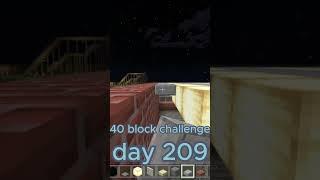 Day 209 #40blockchallenge #minecraft #videogames #challenge #gaming