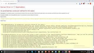 Make sure that the controller has a parameterless public constructor in Asp Net MVC 5