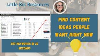 Creating Content Ideas from Keywords (Power Suggest Pro Demo)