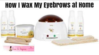 UPDATED: HOW TO WAX EYEBROWS AT HOME WITH GIGI WAXING KIT FOR SENSITIVE SKIN