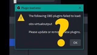Wie entfernt man OBS virtualoutput plugin | How to remove OBS virtualoutput plugin
