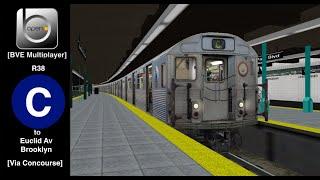 OpenBVE RP Multiplayer: NYC Subway R38 C to Euclid Avenue