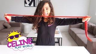 WORLD'S STRETCHIEST SNAKE TOY!!!! Pretend Play with Celine