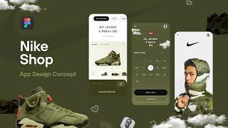 Nike App | Speed UI Design Art | Figma Tutorial