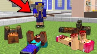 POLICE GIRL KILLED ALL THE ZOMBIES!  - Minecraft