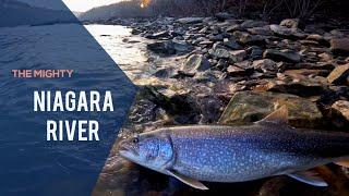 Fishing the Canadian side of the Niagara River