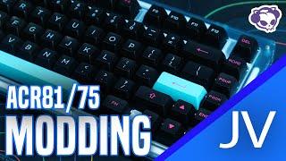 Modding the Akko ACR81! | Upgrading this $75 Keyboard! | Budget Gasket Mount Keyboard!