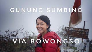 PENDAKIAN GUNUNG SUMBING VIA BOWONGSO | CUACA BURUK DI PUNCAK TERTINGGI SUMBING