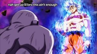 When GOKU used the POWER OF FRIENDSHIP to defeat JIREN in the T.O.P