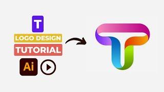 How to Design T Letter logo for your Client! Easy steps