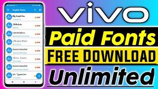 vivo fonts free download || vivo fonts || vivo fonts for free || free fonts for vivo || vivo themes