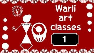 WARLI ART for beginners step by step tutorial