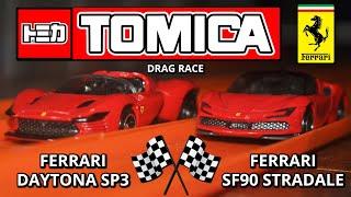 Tomica | Ferrari Daytona SP3 VS Ferrari SF90 Stradale | Drag Race