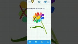 Mozzgi Level 9 make the flower violet