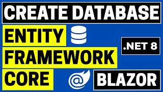 Create a database using Entity Framework Core in Blazor