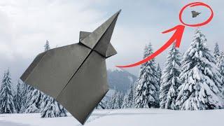 Paper Airplane Crafting | How to build a paper airplane that flies far like a real fighter