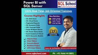 SQL Server, Azure, Power BI Trainings from SQL School