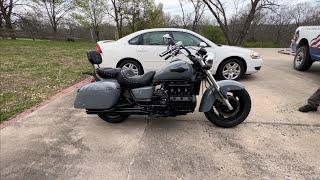 Modified Honda Valkyrie F6c Grey and Black