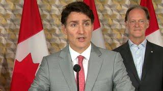 "We're ready to do it again": Trudeau responds to Trump's vow to renegotiate USMCA deal