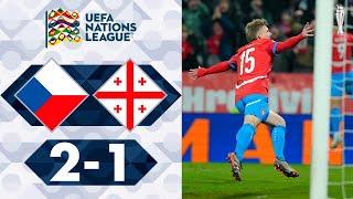 Czechia vs Georgia 2-1 Extended Highlights | UEFA Nations League 2024