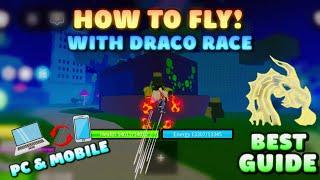 How to Fly with Draco Race in Blox Fruits | PC and Mobile Guide