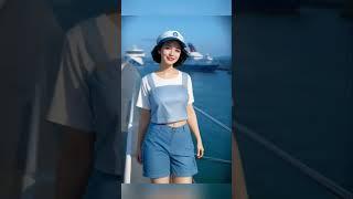 The life of a female sailor #ai #sailor #aigeneration #aiexperience  #fyp #animation #girl #life