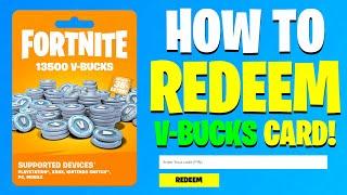 How to Redeem Fortnite V-Bucks Cards on ALL Platforms