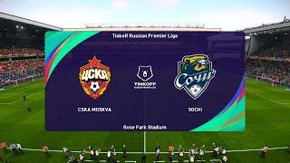 CSKA Moscow vs Sochi (07/07/2022) Club Friendlies PES 2021