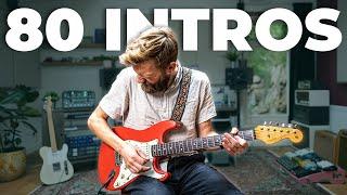 TOP 80 GREATEST GUITAR INTROS