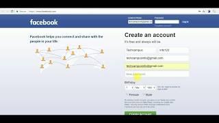 Facebook Sign-Up Test Case process | part-1