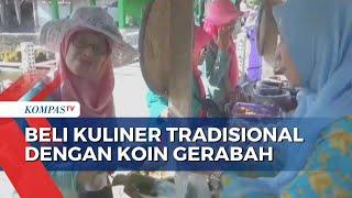 Sensasi Berbelanja Kuliner Tradisional Unik dengan Koin Gerabah Sambil Melihat Gunung Merapi-Merbabu