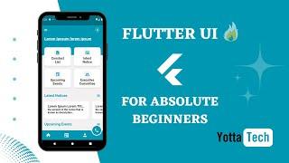 Flutter UI Basics | Design Impressive App in Flutter | Flutter UI