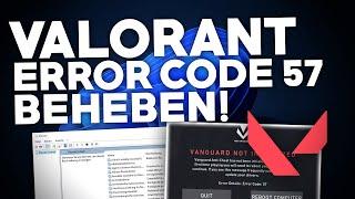 [Deutsch] Valorant: ERROR Code 57 BEHEBEN! | Problemlösung | 2022