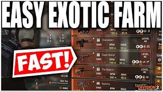 THE DIVISION 2 FASTEST EXOTIC FARM! GET ONE EXOTIC EVERY 8 MINUTES! FULL GUIDE TU15
