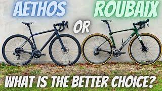2021 SPECIALIZED ROUBAIX or AETHOS (WHAT ARE THE DIFFERENCES?) WHAT IS THE BIKE FOR YOU? S-WORKS PRO