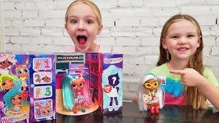 Opening Hairdorables Surprise Doll Toys With Trinity!