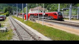 BAHNVERKEHR SEMMERINGBAHN BAHNHOF BREITENSTEIN TEIL 3 9.6.2021