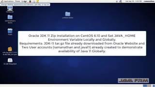 Oracle JDK 11 Zip Installation on CentOS 6.10 and Set JAVA_HOME Environment Variable | Java 11 (LTS)