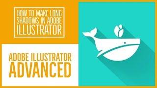 How to make long shadows in Adobe Illustrator - Illustrator Advanced Training [19/53]