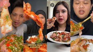 MAKAN CUMI MENDESIS|| COMPILATION MUKBANG MAKANAN VIRAL TIKTOK #compilation #food #mukbang