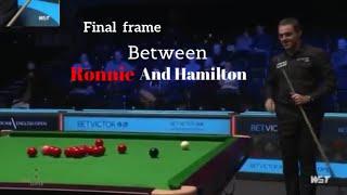 Ronnie O’Sullivan vs Hamilton Decider Frame  Hard Match